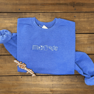 Embroidered Soccer crewneck