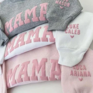 Mama pink puff vinyl